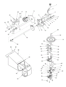 Rear Axle & Drive Assembly parts for Mtd Pro Self-Propelled Walk-Behind Mower 12A-997A795 / 2005 from AppliancePartsPros.com