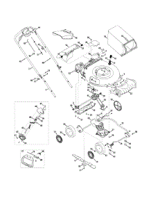 General Assembly parts for Mtd Pro Self-Propelled Walk-Behind Mower 12AKC31E095 / 2013 from AppliancePartsPros.com