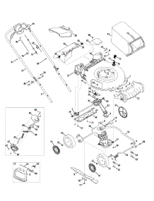 General Assembly parts for Mtd Pro Self-Propelled Walk-Behind Mower 12AKC31E095 / 2014 from AppliancePartsPros.com