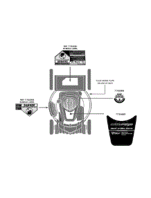 Label Map 12Akd31h095 parts for Mtd Pro Self-Propelled Walk-Behind Mower 12AKD31H095 / 2013 from AppliancePartsPros.com