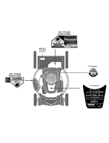 Label Map 12Akd31h095 parts for Mtd Pro Self-Propelled Walk-Behind Mower 12AKD31H095 / 2014 from AppliancePartsPros.com