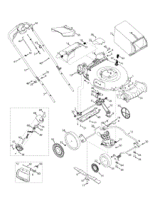 General Assembly parts for Mtd Pro Self-Propelled Walk-Behind Mower 12AKD3KB095 / 2015 from AppliancePartsPros.com