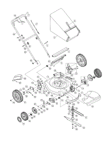 General Assembly parts for Mtd Pro Self-Propelled Walk-Behind Mower 12AV55DQ713 / 2007 from AppliancePartsPros.com