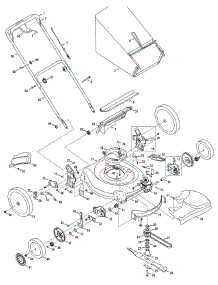 General Assembly parts for Mtd Pro Self-Propelled Walk-Behind Mower 12AV55DQ713 / 2008 from AppliancePartsPros.com