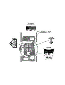 Label Map 12Av56k parts for Mtd Pro Self-Propelled Walk-Behind Mower 12AV56K3095 / 2010 from AppliancePartsPros.com