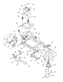 Pto & Controls parts for Mtd Pro Lawn Tractor 13AO791G718 / 2005 from AppliancePartsPros.com