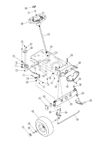 Steering parts for Mtd Pro Lawn Tractor 13AO791G718 / 2005 from AppliancePartsPros.com