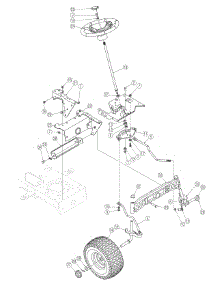 Steering And Wheels parts for Mtd Pro Lawn Tractor 13AT605H718 / 2006 from AppliancePartsPros.com