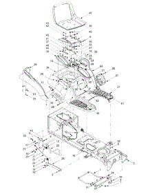 Seat & Fender Assembly parts for Mtd Pro Garden Tractor 14AI808H718 / 2004 from AppliancePartsPros.com