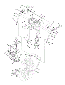 Handle, Frame & Discharge Chute parts for Mtd Pro Snow Thrower 31AE5KLF795 / 2007 from AppliancePartsPros.com