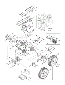 Drive System parts for Mtd Pro Snow Thrower 31AE5MLH795 / 2007 from AppliancePartsPros.com