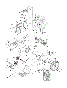 Drive System parts for Mtd Pro Snow Thrower 31AE6GFF795 / 2007 from AppliancePartsPros.com
