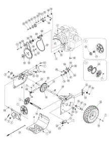 Drive Assembly parts for Mtd Pro Snow Thrower 31AE6GLF795 / 2006 from AppliancePartsPros.com