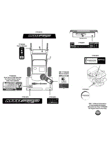 Label Map 31Ah64eg795 parts for Mtd Pro Snow Thrower 31AH64EG795 / 2010 from AppliancePartsPros.com