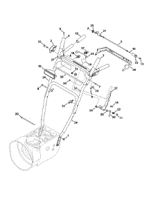Handle Panel Style E & F parts for Mtd Pro Snow Thrower 31AH64FG795 / 2012 from AppliancePartsPros.com