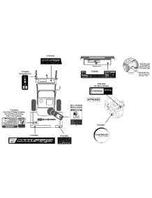 Label Map 31Ah64fg795 parts for Mtd Pro Snow Thrower 31AH64FG795 / 2012 from AppliancePartsPros.com