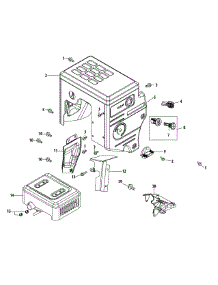 483-Sub Muffler & Controls parts for Mtd Pro Snow Thrower 31AH65FH795 / 2013 from AppliancePartsPros.com