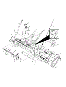 Drive System & Auger Assembly parts for Mtd Pro Snow Thrower 31AS2S1E795 / 2013 from AppliancePartsPros.com