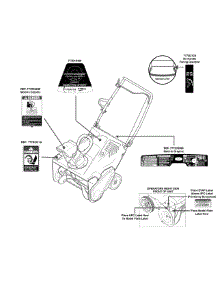Label Map 31As2s1e795 parts for Mtd Pro Snow Thrower 31AS2S1E795 / 2013 from AppliancePartsPros.com