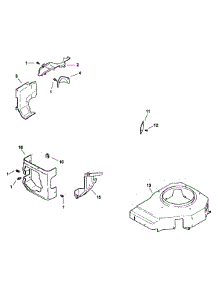 Kohler Engine Blower Housing & Baffles parts for Mtd Pro Wide Area Mower 55AD210Q195 from AppliancePartsPros.com