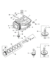 Kohler Engine Crankcase parts for Mtd Pro Wide Area Mower 55AD210Q195 from AppliancePartsPros.com