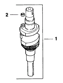 Kohler Engine Crankshaft parts for Mtd Pro Wide Area Mower 55AD210Q195 from AppliancePartsPros.com
