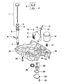 Kohler Engine Oil Pan, Lubrication & Filter parts for Mtd Pro Wide Area Mower 55AD210Q195 from AppliancePartsPros.com