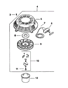 Kohler Engine Starting System parts for Mtd Pro Wide Area Mower 55AD210Q195 from AppliancePartsPros.com