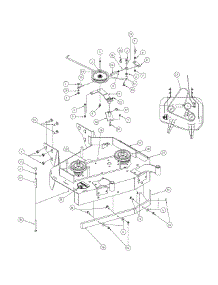 Fabricated Cutter Deck parts for Mtd Pro Wide Area Mower 55AD210Q195 / 2001 from AppliancePartsPros.com