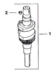 Kohler Engine Crankshaft parts for Mtd Pro Wide Area Mower 55AD210Q195 / 2001 from AppliancePartsPros.com