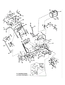 Handle Assembly parts for Mtd Pro Wide Area Mower 55AD210R195 from AppliancePartsPros.com