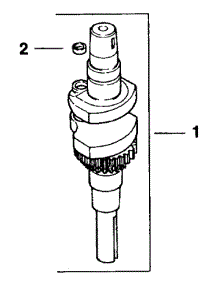 Kohler Engine Crankshaft parts for Mtd Pro Wide Area Mower 55AD210R195 from AppliancePartsPros.com