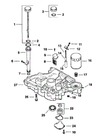 Kohler Engine Oil Pan, Lubrication & Filter parts for Mtd Pro Wide Area Mower 55AD210R195 from AppliancePartsPros.com