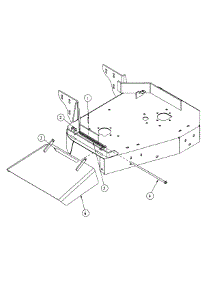 Chute Assembly parts for Mtd Pro Wide Area Mower 55AE210R195 / 2000 from AppliancePartsPros.com