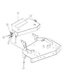 Cover Assembly parts for Mtd Pro Wide Area Mower 55AE210R195 / 2000 from AppliancePartsPros.com