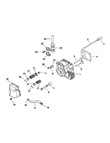 Kohler Engine Head, Valve & Breather Style A parts for Mtd Pro Wide Area Mower 55AE210R195 / 2000 from AppliancePartsPros.com