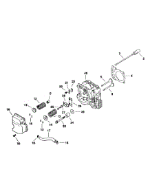 Kohler Engine Head, Valve & Breather Style B parts for Mtd Pro Wide Area Mower 55AE210R195 / 2000 from AppliancePartsPros.com