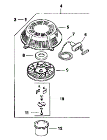 Kohler Engine Starting System parts for Mtd Pro Wide Area Mower 55AE210R195 / 2000 from AppliancePartsPros.com