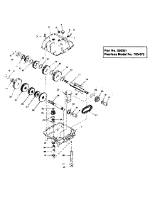 Transmission parts for Mtd Pro Wide Area Mower 55AE210R195 / 2000 from AppliancePartsPros.com