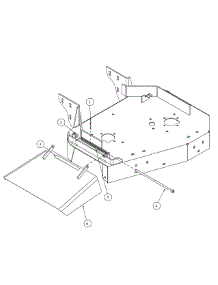 Chute Assembly parts for Mtd Pro Wide Area Mower 55AE210R195 / 2001 from AppliancePartsPros.com