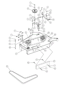 Deck Assembly parts for Mtd Pro Wide Area Mower 55AE210R195 / 2001 from AppliancePartsPros.com