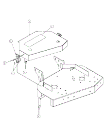 Fabricated Deck Cover parts for Mtd Pro Wide Area Mower 55AE210R195 / 2001 from AppliancePartsPros.com