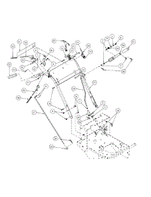Handle Assembly parts for Mtd Pro Wide Area Mower 55AE210R195 / 2001 from AppliancePartsPros.com