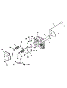Kohler Engine Head, Valve & Breather Style B parts for Mtd Pro Wide Area Mower 55AE210R195 / 2001 from AppliancePartsPros.com