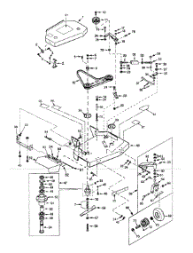 Fabricated Cutter Deck parts for Mtd Pro Wide Area Mower 55AE331R195 from AppliancePartsPros.com