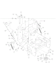 Standard Engine Deck Assembly Hydro parts for Mtd Pro Wide Area Mower 55AE331R195 from AppliancePartsPros.com