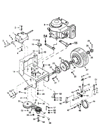 Engine Deck parts for Mtd Pro Wide Area Mower 55AE231S195 from AppliancePartsPros.com