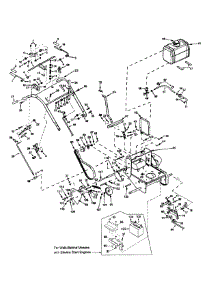Handle Assembly parts for Mtd Pro Wide Area Mower 55AE231S195 from AppliancePartsPros.com