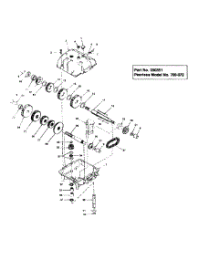 Transmission parts for Mtd Pro Wide Area Mower 55AE231S195 from AppliancePartsPros.com