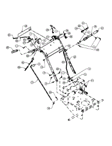 Handle Assembly parts for Mtd Pro Wide Area Mower 55AE231S195 / 2000 from AppliancePartsPros.com